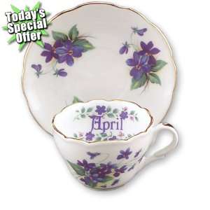  Reutter Porcelain April Flower of the Month Mini Cup 