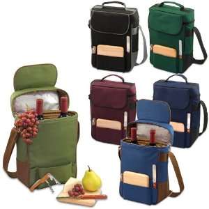  Brand Duet Wine and Cheese Picnic Tote Carrier Set 