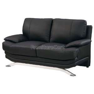  Global Furniture 9250 Black Modern Loveseat 9250 L 