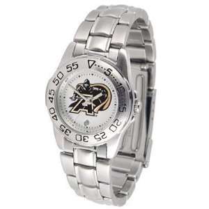 Black Knights Suntime Ladies Sports Watch w/ Steel Band   NCAA College 