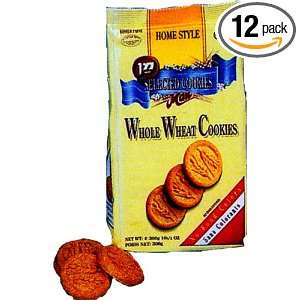Man Whole Wheat Cookies, 10.5 Ounce Packages (Pack of 12)  