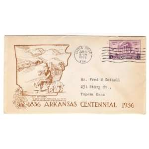   Cover; Arkansas, Centennial, Little Rock, 100th Anniversary; De soto