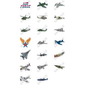  Air Crafts Embroidery Designs by Dakota Collectibles on a 