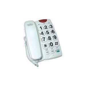   Big Button Speaker Phone   White Phone w/ Black Numbers: Electronics