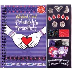  Wicked Cool Friendship Bracelets Book Kit  (K4622) Toys & Games