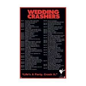 Wedding Crashers Funny College Dorm Wall Poster:  Home 