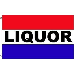    NEOPlex   3 x 5 Liquor Red White Blue Flag: Office Products