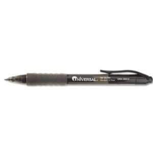  Universal 39912   Roller Ball Retractable Gel Pen, Black 