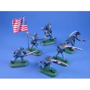  Civil War Union Toy Soldiers 2nd WI Iron Brigade with: Toys & Games