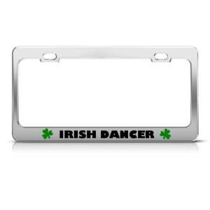 Irish Dancer Funny Irish Ireland Metal license plate frame Tag Holder