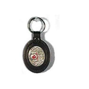 MLB Red Sox Leather Key ring:  Sports & Outdoors