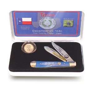  U.S. Mint State Quarter Series Texas Knife Coin Set 