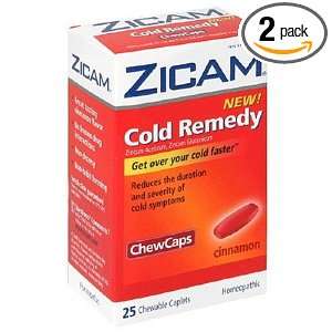  Zicam Cold Remedy ChewCaps, Cinnamon, 25 Chewable Caplets 