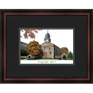 University of Dayton Flyers Framed & Matted Campus Picture 