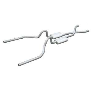   Header Back Exhaust System with X Pipe for Ford Mustang: Automotive