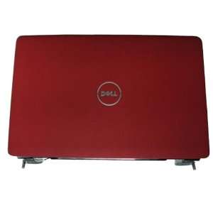  New Dell Inspiron 1545 Red Lcd Back Cover & Hinges J456M 
