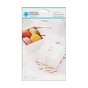Martha Stewart Modern Festive Treat Boxes 6/Pkg White; 3 Items/Order 