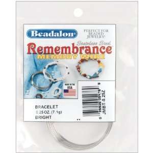  Remembrance Memory Wire Bracelet .62mm .25 Oz/Pkg 