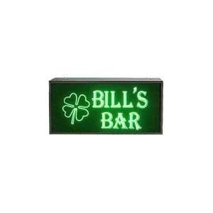  Bills Bar Simulated Neon Sign 12 x 27