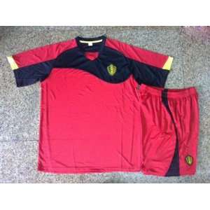  thai quality belgium 11/12 yellow away home soccer jersey 