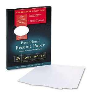   Résumé Paper, White, 32lb, Letter, 100 per Box