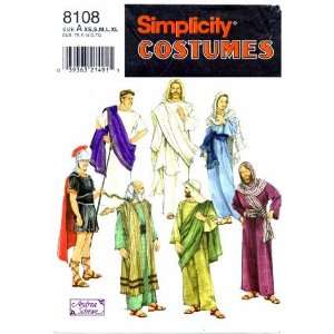  Simplicity 8108 Sewing Pattern Adult Biblical Passion Play Costumes 