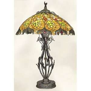  Twisting Flower Base Tiffany Table Lamp: Home Improvement