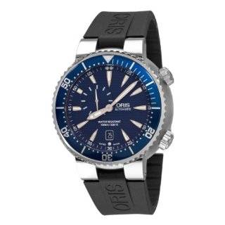   Oris Mens 8555MB Diver Blue Dial Stainless Steel Bracelet Watch: Oris
