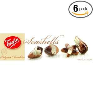Trefin Seashells Chocolates, 2.3 Ounce (Pack of 6)  