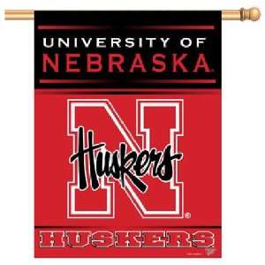 Nebraska Corn Huskers NCAA Vertical Flag (27x37) Sports 