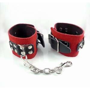  Sexy Red Suede Leather Wrist Cuffs Restraint Everything 