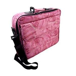    Jean Handbag for Laptop Notebook PC Computer Pink: Electronics