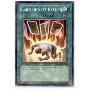   Gi Oh Card of Safe Return   Zombie World Structure Deck Toys & Games