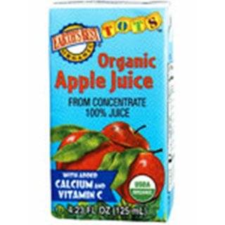 Earths Best Organic Tots Aseptic Apple Juice, 4.23 Ounce Boxes (Pack 