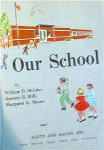 1950s Vintage book Educational 1st grade boys 6 PRIMER  