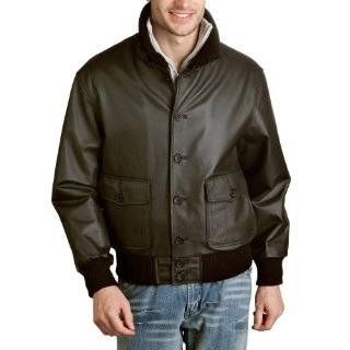  Mens Air Force A 2 Flight Leather Bomber Jacket Clothing