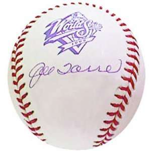  Joe Torre 1999 World Series Autographed Baseball Sports 