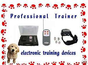 Remote Electric PRO Dog Training Shock Collar 1000m NEW  