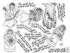 Unmounted Rubber Stamps Angels & Angel Sayings 095A