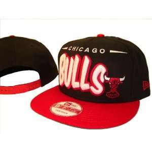  Chicago Bulls New Era 9Fifty Black Adjustable Snap Back Baseball 