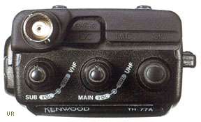 Kenwood TH 77a Dual Band VHF UHF 144 Mhz 440 430 Ham Radio Transceiver 