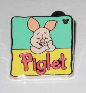 Winnie Pooh & Friends 2012 Hidden Mickey Disney Pin Set Tigger Piglet 