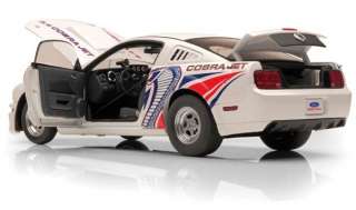 AUTOART 72921 1:18 2009 FORD MUSTANG COBRA JET WHITE W/LIVERY DIECAST 