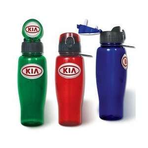   Dome Design 4 Color Process Flip Top Water Bottle: Sports & Outdoors