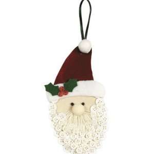  Button Beard Santa Ornaments Craft Kit   Adult Crafts 