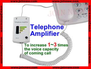 Telephone Amplifier Improves Sound for Hearing Impaired  