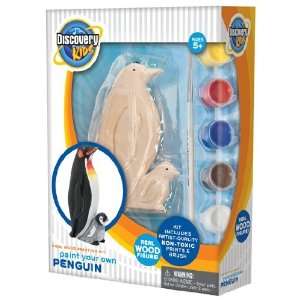   Kids Wood Painting Kit   Paint Your Own Penguin: Toys & Games