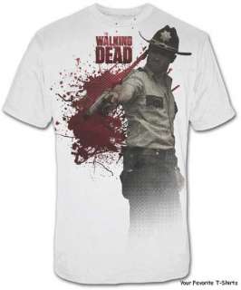 Licensed The Walking Dead Dot Splatter Adult Shirt S 2XL  