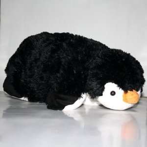   cuddly pet stuffed animal pillow penguin plush bolster: Toys & Games