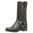  12R HARNESS BLACK MOTORCYCLE RIDING TALL HIGH BIKER BOOTS SHOES 7.5
